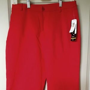 NWT Red Capri's by Briggs New York(New w/tags)